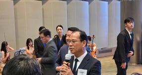 13일 서울 강남구 포스코센터 아트홀에서 열린 '2026년 철강업계 신년인사회'에서 이보룡 현대제철 사장이 발언하고 있다. /사진=최유빈 기자