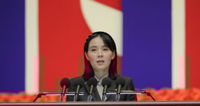 김여정 북한 노동당 부부장이 한국발 무인기 주장에 관한 담화를 재차 내고 남북관계 개선에 대해 “희망부푼 개꿈”이라고 비난했다. 사진은 지난 2022년 8월  '전국비상방역총화회의'에 참석한 여정 북한 노동장 중앙우원회 부부장. /사진=뉴스1(평양 노동신문)