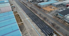 코오롱인더스트리 북측 주차장 구미공장. /사진=코오롱인더스트리