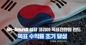NH-Amundi자산운용의 성장 코리아 목표전환형 펀드가 목표 수익률 7%를 조기 달성했다. /사진제공=NH-Amundi자산운용