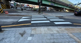 교통섬을 변경한 죽전사거리. /사진제공=용인특례시