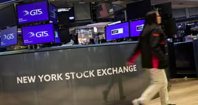 미국 뉴욕증시에서 주요 지수가 떨어졌지만 대형 기술주는 올랐다. 사진은 뉴욕 증권거래소. /사진=로이터