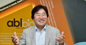 에이비엘바이오가 이중항체 ADC(항체-약물 접합체) 임상 1상에 나선다. 사진은 이상훈 에이비엘바이오 대표. /사진=머니S