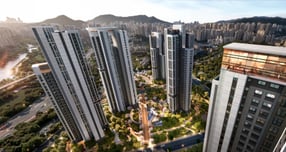 대우건설이 부산 동래구 사직동 일원에 위치한 사직4구역 재개발 사업의 시공사로 선정됐다. 사진은 부산 사직4구역에 들어서는 '푸르지오 그라니엘' 예상 조감도. /사진=대우건설