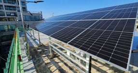 2024년 융복합 태양광 설치한 모습. /사진제공=여주시