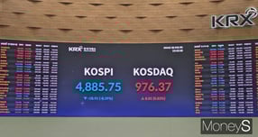 20일 1년만에 90% 넘게 오른 코스피가 5000 달성을 앞두고 숨고르기에 들어갔다. 사진은 이날 종가가 표시되는 한국거래소 전광판. /사진=이동영 기자