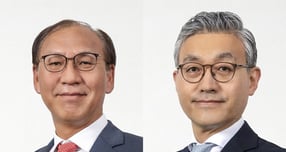 코람코자산운용이 2026년 정기 임원인사를 단행했다. 사진은 김태원(왼쪽)·윤장호  코람코자산운용 사장 /사진=코람코자산운용