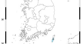 일본 대마도 남쪽 해역에서 발생한 규모 3.5 지진이 한국 경남 지역까지 영향을 미친 것으로 보인다. 사진은 지진 발생 지도. /사진=기상청