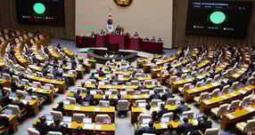 쿠팡의 미국 투자사들이 국제투자분쟁(ISDS) 절차에 착수하면서 국회의 쿠팡 대상 국정조사가 표류될 위기에 놓였다. 사진은 여야의 국정조사 요구서가 보고된 지난 15일 제431회 국회(임시회) 제1차 본회의의 모습./사진=뉴스