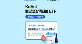 삼성액티브자산운용이 KoAct 배당성장액티브 ETF의 2.5% 특별 배당을 실시한다. 사진제공=삼성액티브자산운용