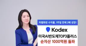 삼성자산운용의 KODEX 미국AI반도체TOP3플러스 ETF가 순자산 1000억원을 돌파했다. /사진제공=삼성자산운용