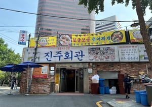 콩국수의 계절이 왔다. 사진은 서울의 대표적인 콩국수 맛집 진주회관. /사진=다이어리알