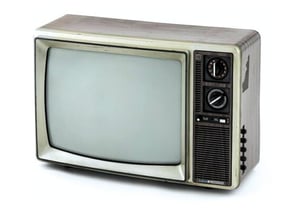 1980년 8월2일. 컬러TV가 국내에서 처음으로 판매를 시작했다. 사진은 1980년대에 출시된 컬러TV 금성 CR-840K 제품의 모습. /사진=서울시 제공