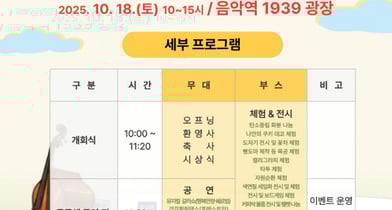 ‘2025 같이, 가치 한마당’축제 안내문. /사진제공=가평군