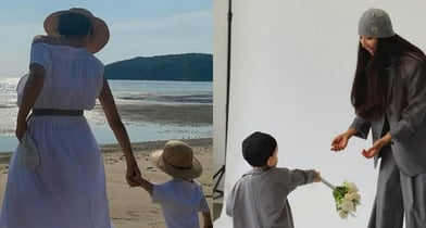  모델 문가비가 배우 정우성과 사이에서 낳은 아들과의 일상 사진을 공개해 주목받았다. 사진은 모델 문가비가 2019년 한 행사에 참석한 모습. /사진=머니투데이