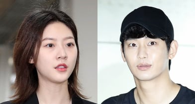 고인이 된 배우 김새론(왼쪽) 모친이 법률대리인을 통해 고인이 배우 김수현과 미성년자 시기에 교제했다는 증거가 담긴 메시지와 메모, 편지 등을 추가로 공개했다./사진=뉴스