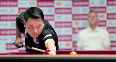 조재호가 부상 복귀전에서 이희진을 잡고 64강에 진출했다. 사진은 NH농협카드에서 활약 중인 조재호. /사진=프로당구협회(PBA) 제공