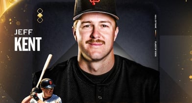 제프 켄트가 명예의 전당에 헌액됐다. 사진은 8일 명예의 전당에 헌액된 켄트. /사진=메이저리그 인스타그램 캡처