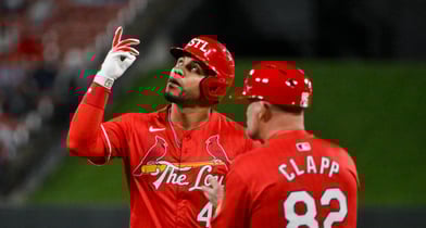 보스턴 레드삭스가 메이저리그 통산 172홈런에 빛나는 거포 윌슨 콘트레라스를 영입했다. 사진은 세인트루이스에서 활약한 콘트레라스. /사진=로이터