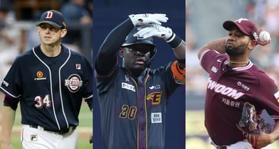 KBO리그 10개 구단이 경력직 외국인 선수를 선호하는 현상이 나타났다. 사진은 과거 KBO리그에서 활약했던 크리스 플렉센과 요나단 페라자, 라울 알칸타라(왼쪽부터). /사진=뉴스