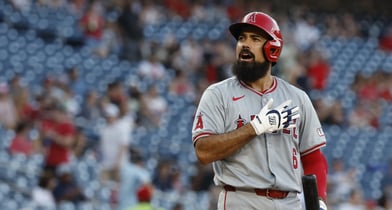 LA에인절스가 앤서니 랜던과 사실상 결별했다. 사진은 에인절스에서 활약한 랜던. /사진=로이터