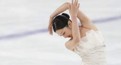 신지아가 2026 밀라노·코르티나담페초 동계 올림픽 출전권을 따냈다. 사진은 피겨스케이팅 선수 신지아(세화여고)가 4일 서울 양천구 목동 아이스링크에서 열린 제80회 전국남녀 피겨스케이팅 종합선수권대회 여자 시니어 프리 스케이팅에서 연기를 펼치는 모습. /사진=뉴시스