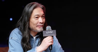 가수 임재범이 지난해 9월17일 서울 강남구 일지아트홀에서 진행된 40주년 기념 전국투어 및 8집 선공개 기자간담회에서 질의응답을 하고 있다. / 사진=뉴시스  