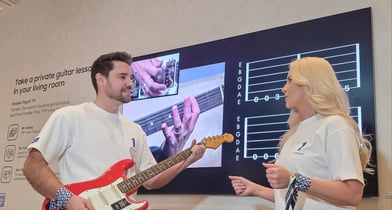 삼성전자, 펜더와 TV용 기타 학습 앱 선봬