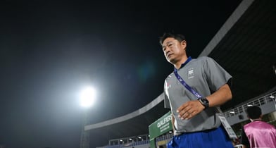 한국 U23 대표팀을 이끄는 이민성 감독이 8강 호주전 승리를 다짐했다. 사진은 이 감독이 지난해 9월 인도네시아 시도아르조 겔로라 델타 경기장에서 열린 U-23 아시안컵 예선 J조 3차전 한국과 인도네시아 경기에 입장하던 모습. /사진=대한축구협회(뉴시스)