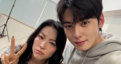 넷플릭스 애니메이션 '케이팝 데몬 헌터스'로 이름을 알린 배우 아덴 조가 200억원대 탈세 의혹을 받는 그룹 아스트로 멤버 겸 배우 차은우를 응원해 뭇매를 맞았다. 사진은 배우 아덴 조와 그룹 아스트로 멤버 겸 배우 차은우 모습. /사진=아덴 조 인스타그램 