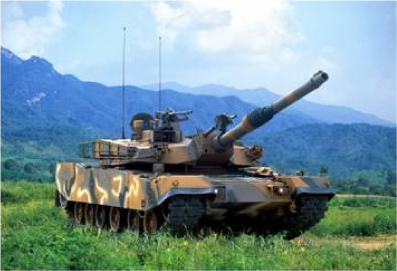 삼양컴텍이 공급하는 전차용 특수장갑(SAP)이 사용된 현대로템의 K2 전차. /사진=삼양컴텍