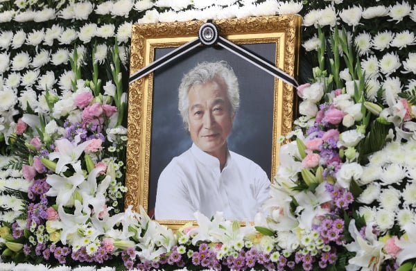 배우 신성일의 별세 7주기가 됐다. 사진은 2018년 11월4일 서울 송파구 풍납동 서울아산병원 장례식장에 마련된 폐암으로 별세한 배우 신성일(81)씨의 빈소. /사진=머니투데이