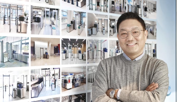 보안 검색 장비 전문기업 ㈜인씨스 남현식 대표. /사진=김동우 기자