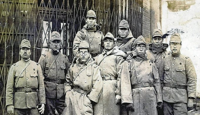 1937년 12월13일(현지시각) 중국 난징을 점령한 일본군들이 중국인을 상대로 강간, 학살을 자행했다. 사진은 1937년 중·일 전쟁에 참전한 일본군들의 모습. /사진=요미우리신문 캡처(당시 참전 군인인 가와라 시게루 제공)