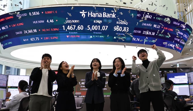 골드만삭스 "올해 코스피 5700 간다, 여전히 저평가 된 시장"