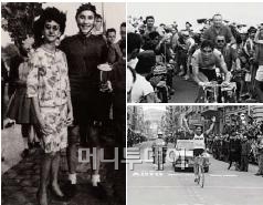 ▲ 1961년 10월 에디 먹스는 프티-탕기엥에서 생애 첫 우승을 차지, 1969년 뚜르 드 프랑스, 1969년 밀라노-산레모(시계방향)