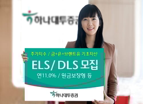 하나대투증권, ELS 5종·DLS 8종 모집