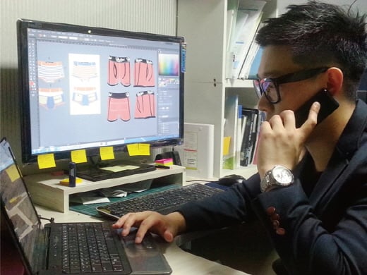 남자 언더웨어에 ‘패션’을 더하면?