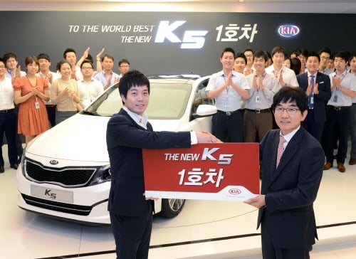기아 야심작 ‘더 뉴 K5’ 첫번째 주인공은?