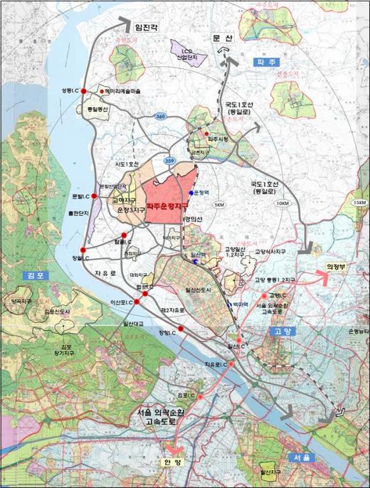 파주운정지구 위치도.(자료제공=LH)