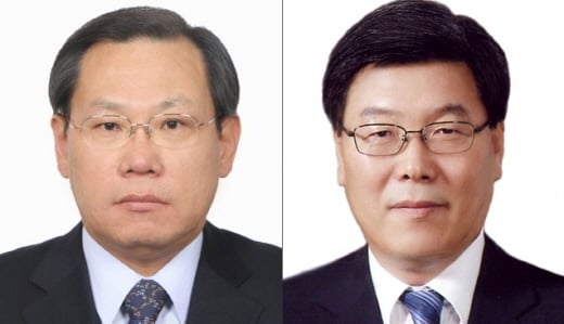 이번에 사장으로 승진된 김성은 가온전선 대표이사 부사장(좌)과 이철우 대표이사 부사장.