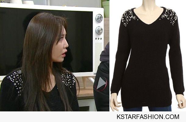 ‘왕가네식구들’ 강예빈, 집에서도 시선 모으는 ‘페미닌 니트’