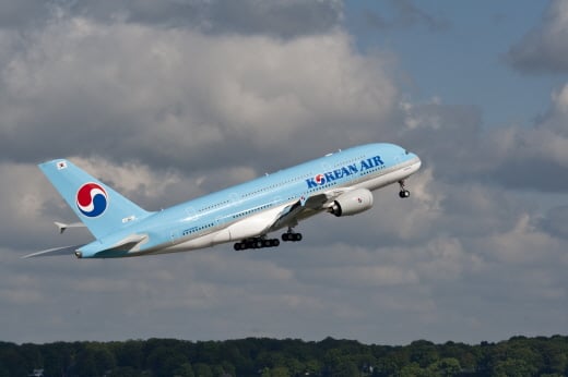 ▲대한항공 A380 여객기(사진=대한항공)