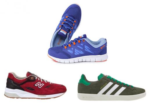 ▲(위에서부터 시계방향) 이엑스알(EXR), 아디다스(Adidas), 뉴발란스(NEW BALANCE) 