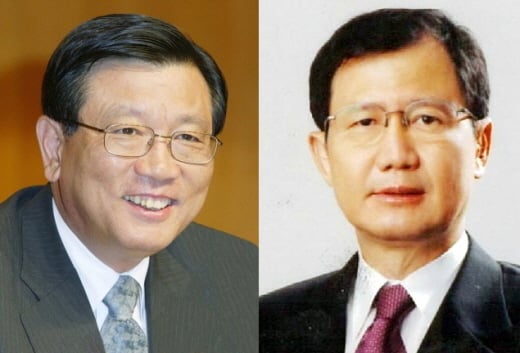 박삼구 금호아시아나그룹 회장(왼쪽)과 박찬구 금호석유화학 회장
