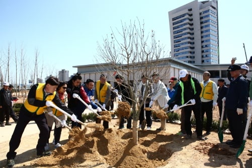농어촌공사, 나주 신사옥에 '무궁화 동산' 조성