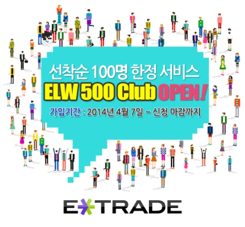 이트레이드증권, ELW500클럽 오픈