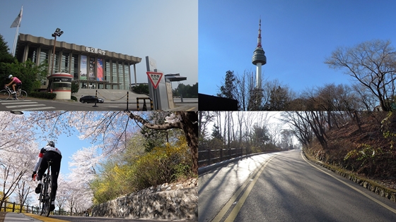남산전경 1.국립극장 2.남산타워 3~4.남산내부순환로(왼쪽 상단부터 시계방향)/사진제공=최창수