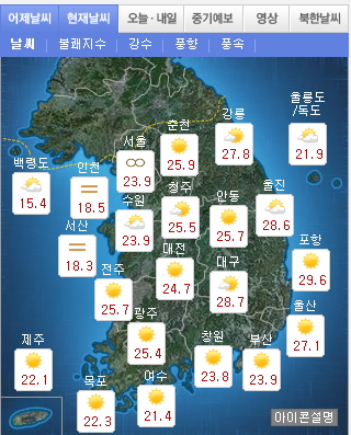 [날씨]내일 구름 많고 낮기온 조금 낮아져