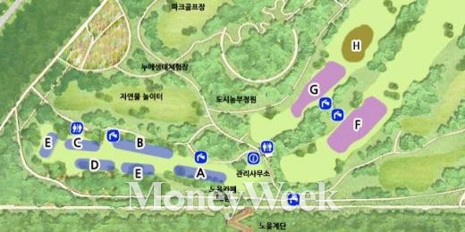 노을캠핑장 조감도